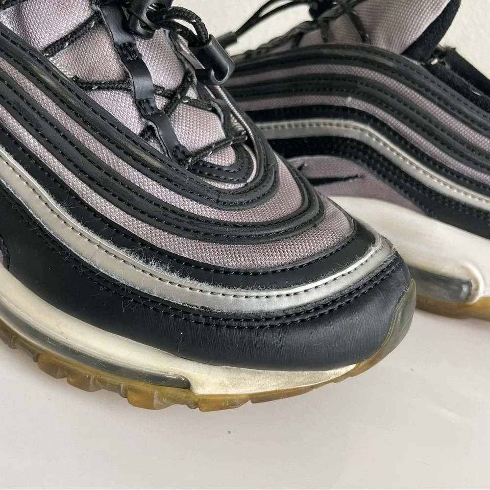 Nike Air Max 97 Black and Silver Sneakers